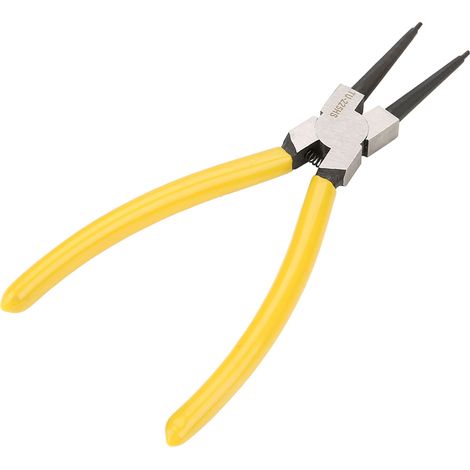 Pince à circlips courbée en acier inoxydable, manche 9 pouces, outil mécanique de montage pour bagues de retenue, TU-225HS, robuste et précise (1/5)