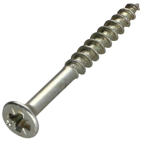 VBA3 Tête fraisée Pozi 3.5X35 Filetage partiel Bichromaté - 1 pièce (1/5)