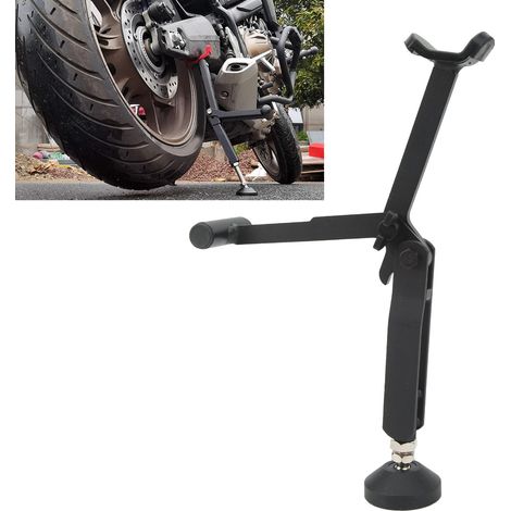 Porte-moto télescopique 350-410 mm, béquille de stationnement, cadre de support, outils de réparation et d'entretien, stationnement (1/5)