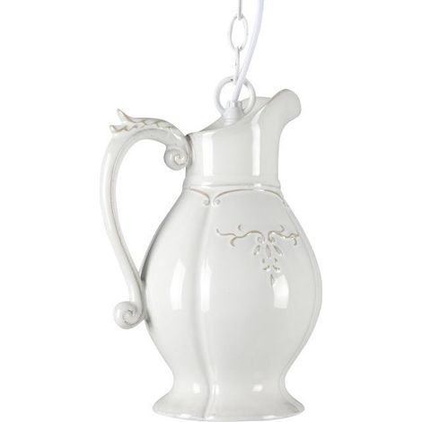 Suspension pot en céramique (1/2)