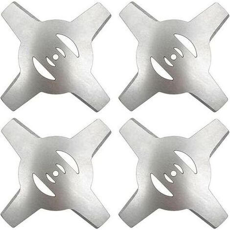 Accessoires Pour Tondeuses à Gazon Accessoires for outils électriques de jardin, 4 pièces, lame métallique à 4 dents for débroussailleuse électrique Outil (1/5)