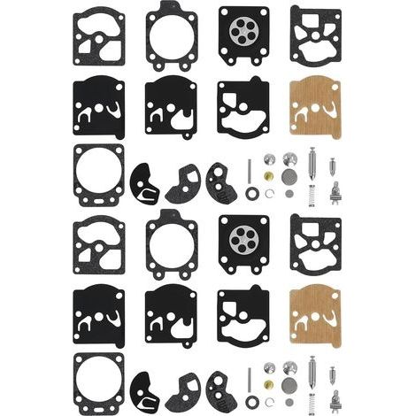 Kit Réparation du Carburateur Joint Membrane Compatible avec Walbro K10-WAT WA & WT Séries Stihl Hus-qvarna Poulan McCulloch Echo,Lot de 2 (1/5)