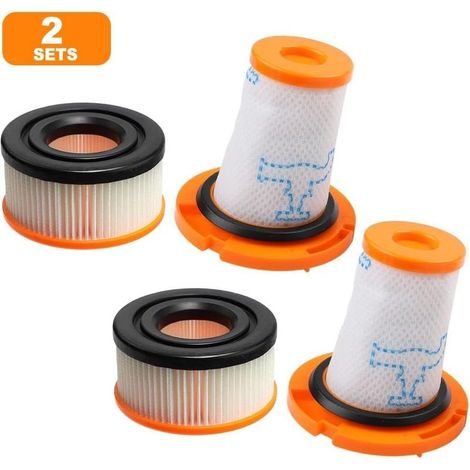 2er-Pack Ersatzfilter für ZR009014 und ZR009015 für Rowenta X-Force Akku-Staubsauger Flex 12.60/13.60/14.80/16.60 (1/4)