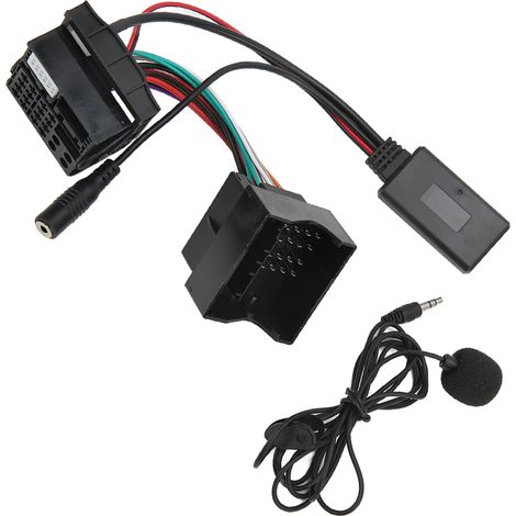 Kit Bluetooth Voiture 5.0 Audio Sans Fil Faisceau Micro Intégré Mains Libres Compatible Citroën C2 C3 C4 C6 Autoradio Bosch RD4 (1/5)