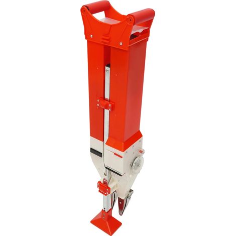 Sembradora manual, inyección de semillas y nutrientes ajustable, herramienta de jardinería eficiente, roja. (1/2)