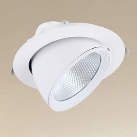 TrAdE Shop Traesio - Faretto Led Da Incasso 40w 4400lm Bianco Orientabile Luce 3000k-6500k Ip20 00779 - (1/5)
