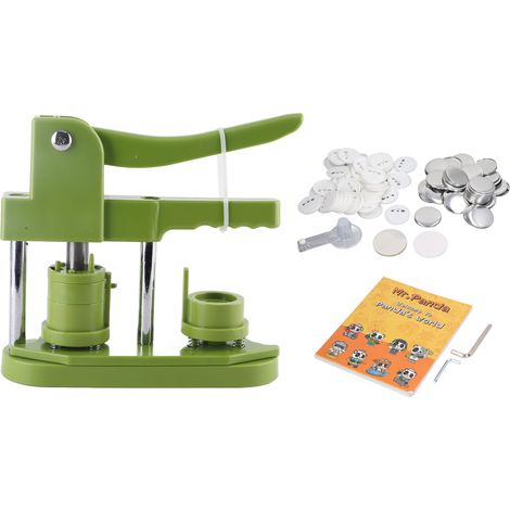 [JAMAIS UTILISÉ]Machine à badges, 100 jeux de badges, machine à presser les boutons pour la famille (1/5)
