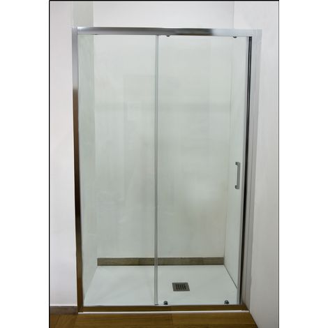 Box doccia nicchia scorrevole Style in cristallo trasparente da 130cm
