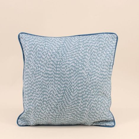 Coussin déperlant & anti uv motifs organiques 40x40cm