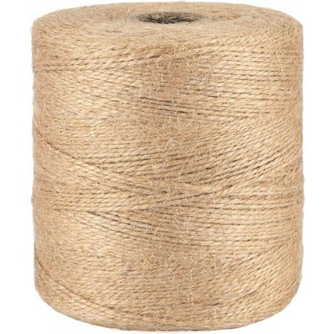 Ficelle 500M Ficelle Jute Ficelles de Jardinage Corde Naturelles Fil de Jute Corde Fine pour Jardiage Décoration de Mariage,Arts Créatifs DIY l'emballage Cadeau-TREETALK (1/5)