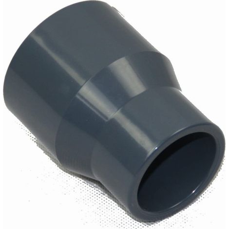 Réduction conique PVC mâle/femelle à coller – Ø 63/75 mm – Adduction eau potable – Température service 0°C à 60°C – Jardiboutique (1/3)