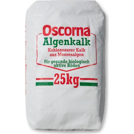 Chaux d’algues Oscorna 25 kg chaux carbonatée à base d’algues marines, engrais pour cultures