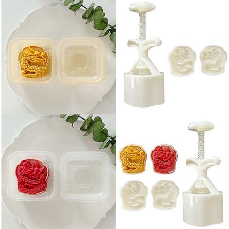 Moule à gâteaux de lune en plastique ABS pour la confection de pâtisseries et desserts. Outil de pâtisserie ménager. (1/4)