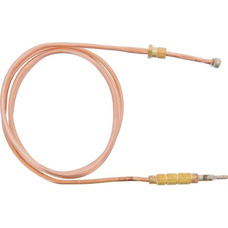 Termopar Orkli Cabeza Lisa M8x1 L-600mm  Estándar Aplicación HS  Seguridad para Cocina, Horno y Calentador de Gas
