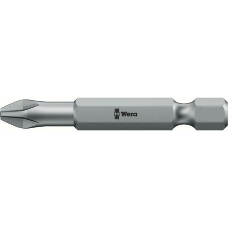 WERA 5059805001 Bit 851/4 TZ 1/4 Zoll PH 1 Länge 50 mm Torsionszone, zähhart