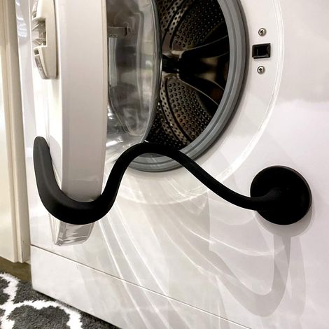 Support de porte pour lave-linge à chargement frontal, support magnétique flexible pour lave-linge et sèche-linge, maintient la porte du lave-linge ouverte pour la garder au sec.-AquaForge (1/5)