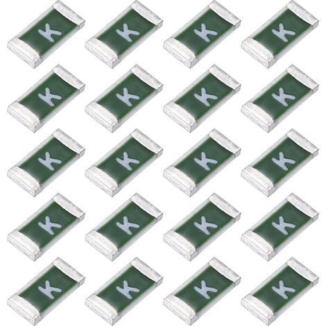 20Pack 63V 1.5A Fusible à Montage en Surface, Fusible Céramique Carré 1206 à Action Rapide Unique pour LED Éclairage Dispositifs à Batterie Système Télécom Protection Contre (1/5)