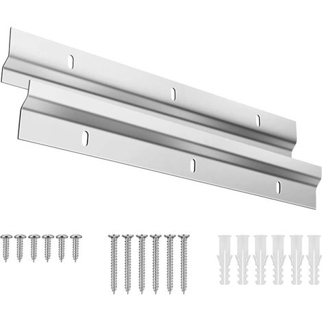 30 cm, spazzola francese per cornici, kit per appendere specchi con spazzola francese, supporto a parete con barra a Z