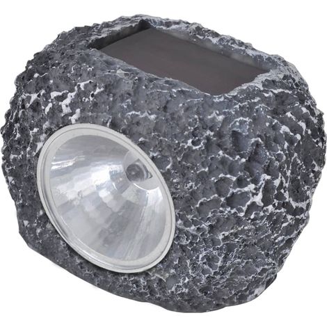 Maison Exclusive - Outdoor Faretti Solari con LED Forma Pietra 12 pz