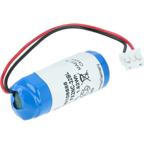 vhbw Battery Replacement for Mitsubishi FX2NC-32BL for Industrial Controller (450 mAh, 3.6 V, Li-MnO2)