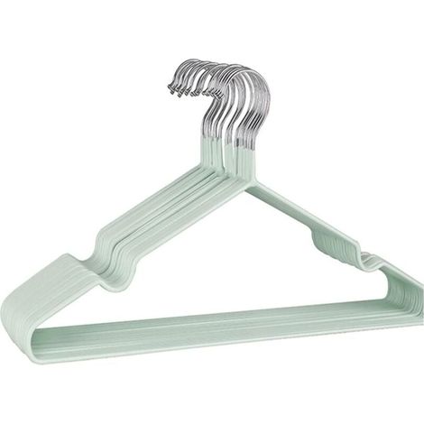 Cintre Métal Chromé Ultra-Fin Antidérapant (1/4)