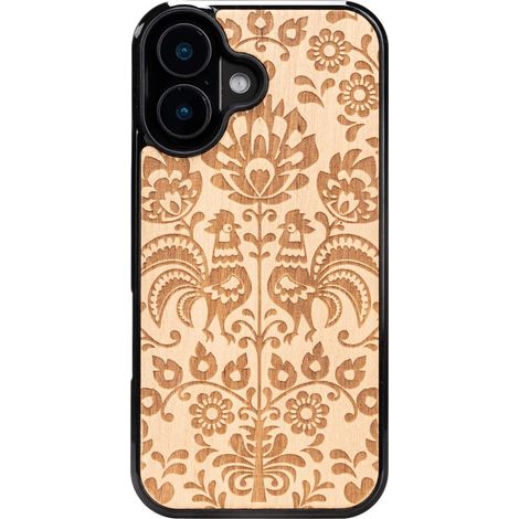 Bewood Holzhülle für iPhone 16 POLISH FOLK ANIEGRE (1/5)