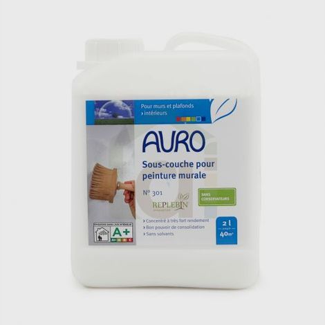 Sous-couche lisse pour peinture murale n°301 AURO, (1/4)