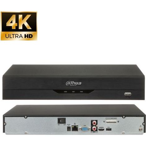 Dahua NVR IP 8 canali 16MP 256Mbps Wizsense - NVR4208-EI(4K) S