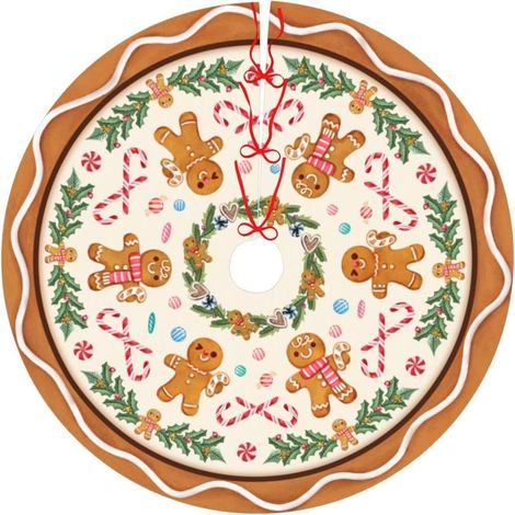 Tree Skirt - 36 Inch Diameter - Velvet Floor Protector For Christmas Tree - Indoor Holiday Decoration (1/5)