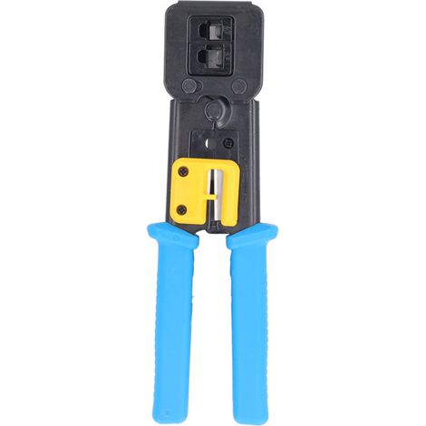 Pince RJ45 6P/8P – Acier intégré – Tête cristal Ethernet CAT6 – Sertissage câble données