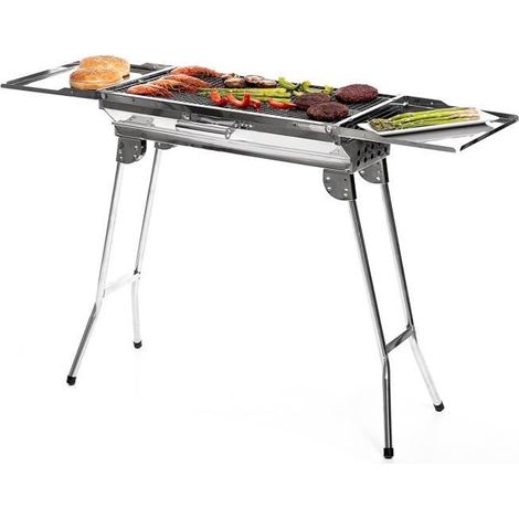 Barbecue pliable en acier inoxydable ExelQ - Charbon