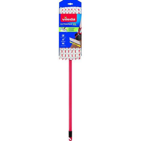 Vileda Bodenwischer Ultramax XL mit Teleskopstiel 42cm Flachmop (1/3)