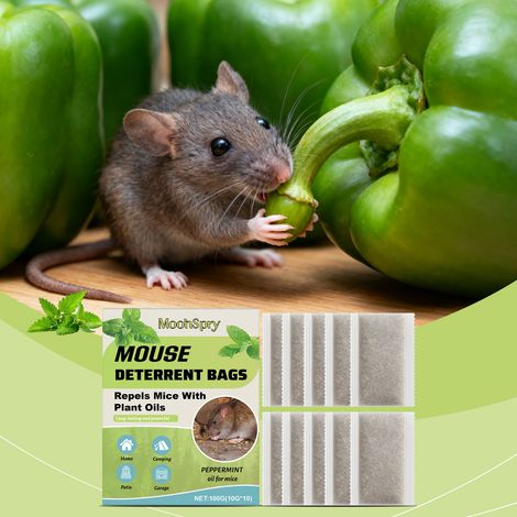 Schädlingsbarriere-Packung, Minzgeschmack, geeignet für Zuhause, Terrasse, Camping und Garage – 100 g -- BIEMMEDUE (1/5)