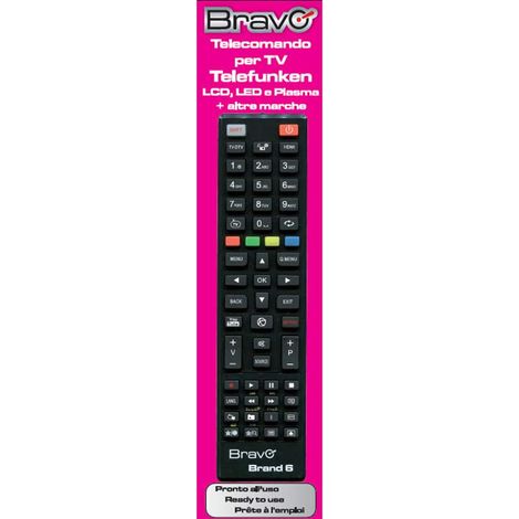 TELECOMANDO TV BRAVO BRAND 6 TELEFUNKEN (1/2)