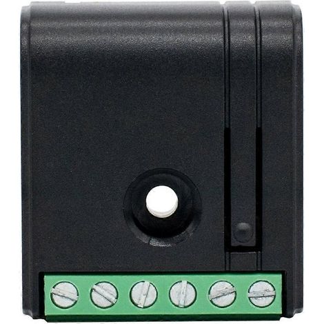 Récepteur à relais 433,92 MHz 12-24 V CC/CA à 1 canal, compatible avec les télécommandes à code fixe et à code tournant (1/5)