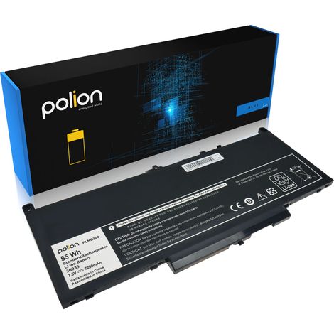 Batería para portátil DELL J60J5 Latitude E7260 E7270 E7470 de 7200 mAh