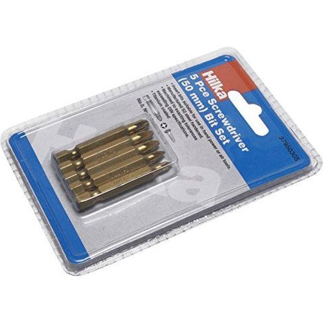 Lot de 5 embouts POZI 50 mm