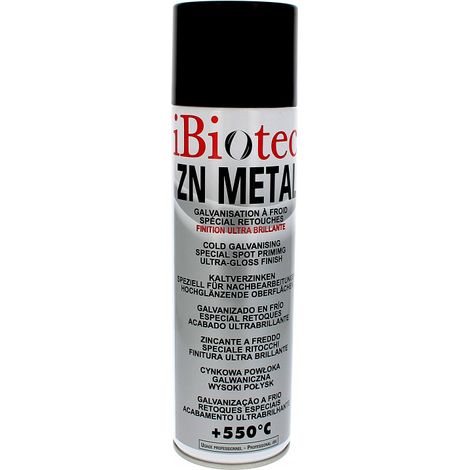 Galvanisant à Froid Ultra Brillant Ibiotec en Aérosol 500mL