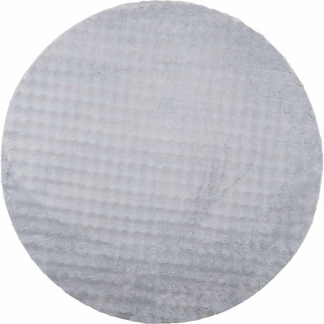 Bereichsteppiche Rund SIROLO Grau Ø 160 CM Polyester vidaXL