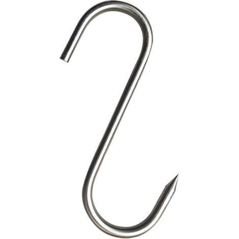 Crochets de boucher en acier inoxydable de qualité supérieure de 5,9 pouces, traitement de la viande pour fumer à chaud et à froid, côtes de poulet à fumer (20 pièces) (1/4)