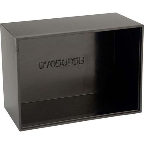 Gainta G705035B Verguss-Gehäuse 70.5 x 50.5 x 35 ABS Kunststoff Schwarz 1 St.