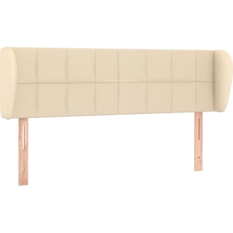 Maison Exclusive - Testiera ad Orecchio Crema 147x23x78/88 cm in Tessuto (1/5)