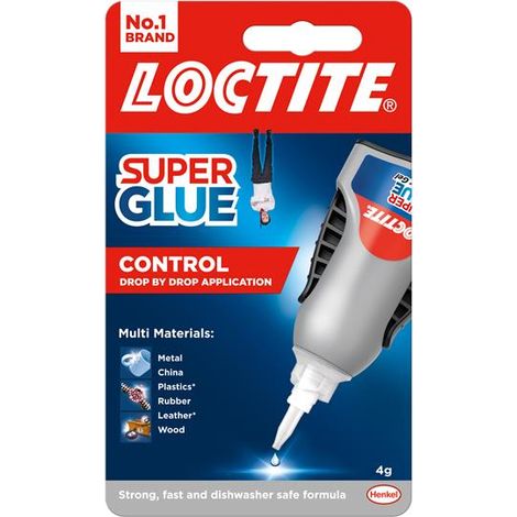 Loctite 2645671 Super Glue Liquid, Control Bottle 5g LOCSGLC4GNR (1/4)