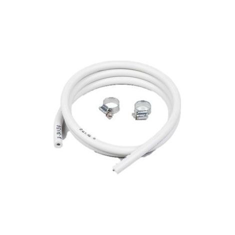 MISTRAL - Tuyau gaz butane propane - D: 6 mm - 1 m + 2 colliers