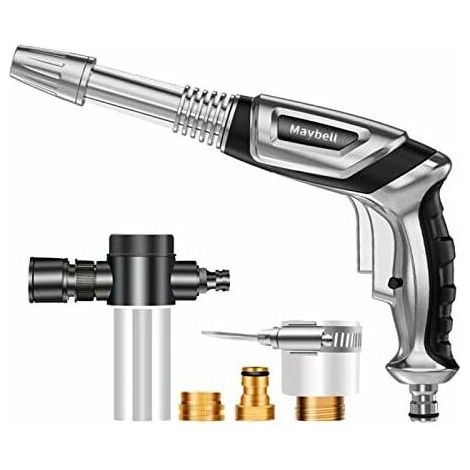 High Pressure Water Gun Nozzle Garden Hose Foam Gun Car Wash Sprayer Hose (hose nozzle) (1/5)