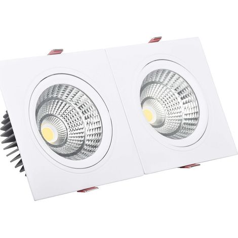 LED Downlight Einbaustrahler 30W Rechteckig Madison Ausschnitt 260x120 mm 4000K Neutralweiß (1/4)