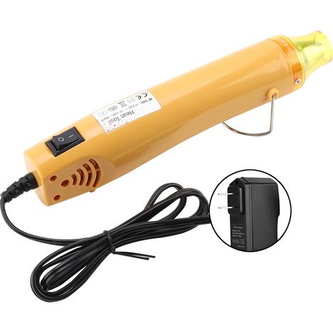 Pistolet à air chaud professionnel 300W, jaune, 220V EU, pour embossage et décapage multi-usages (1/5)
