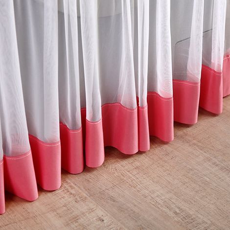 Housse de protection solaire pour machine à laver, en dentelle, anti-poussière, 60 x 60 x 85 cm, rose (1/5)