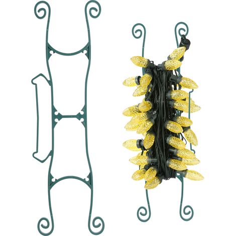(4 Stück pro Packung) (Foto beigefügt) Kabelorganisator für Weihnachtslichter (1/5)