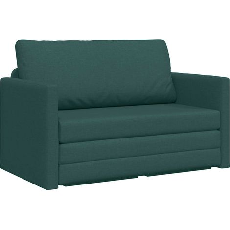Canapé  Sofa-Lit 110cm Vert foncé tissu (1/5)